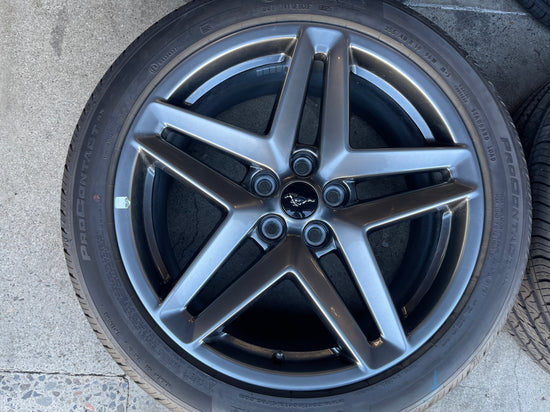 2026 Ford Mustang GT 19 Factory Wheels Tires Rims Hyper Silver OEM 255/40/19