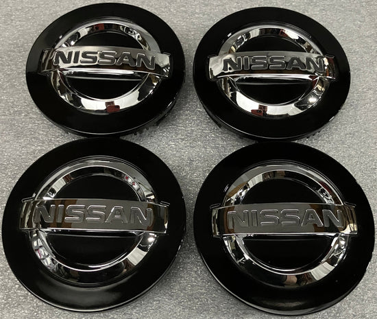 Set of Four Nissan Armada Titan OEM Gloss Black Wheel Center Caps 40342-7S500