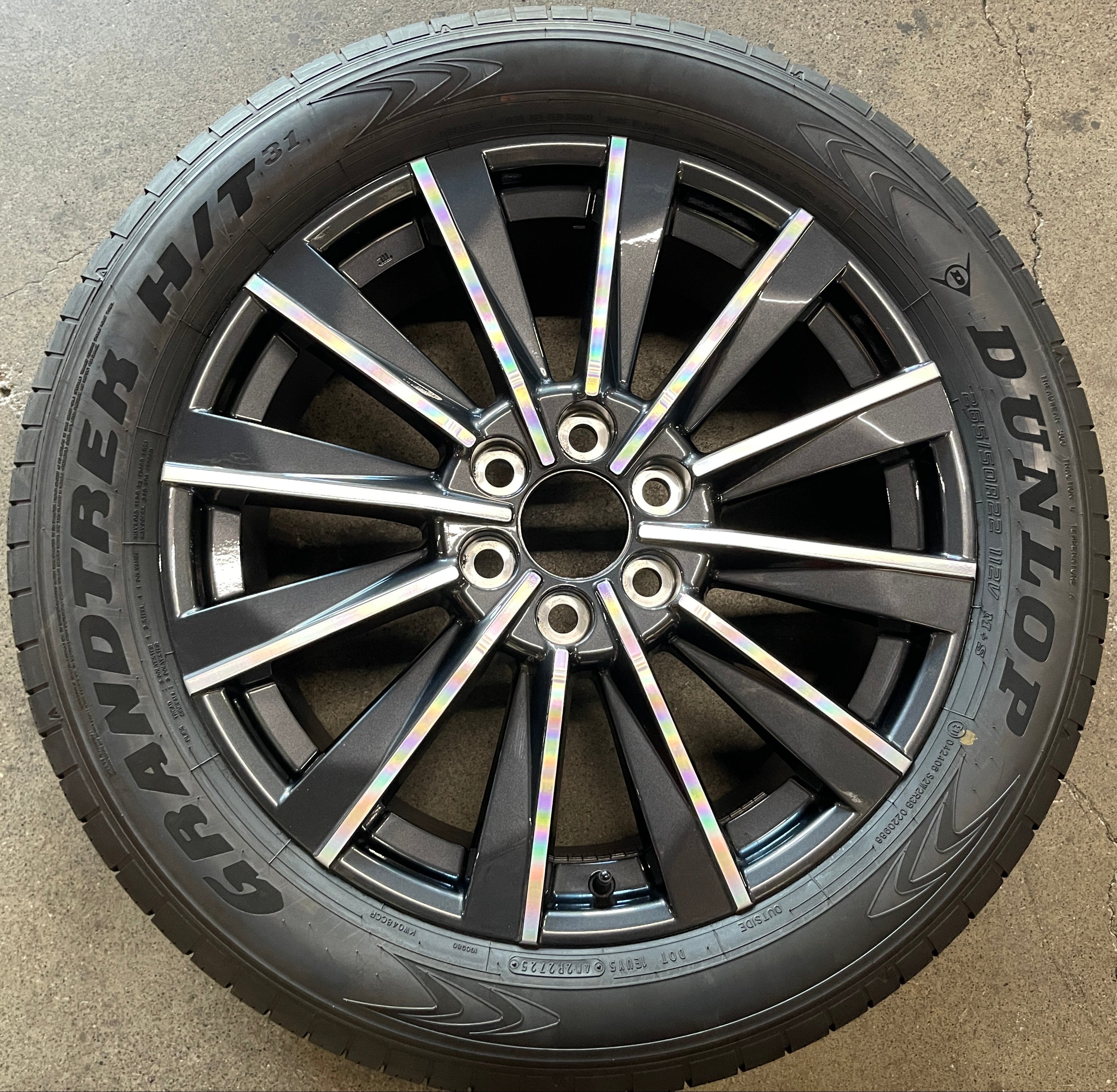 2025 Lexus GX550 Luxury Premium OEM Wheel 22x7.5 6x5.5 +60