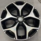 Single One 2014 - 2018 Subaru Forester Factory 18 Wheel OEM Rim Black machined