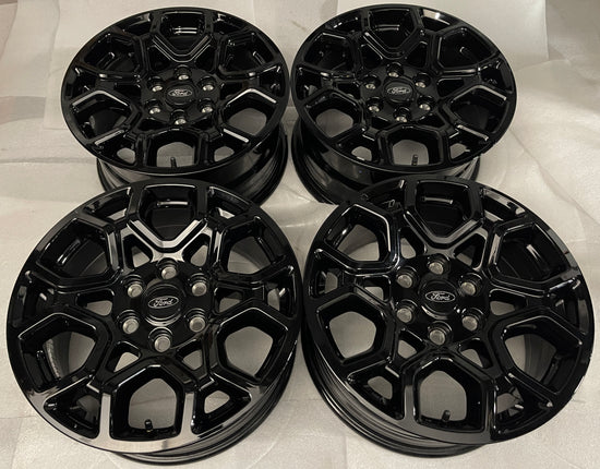 Sold Four 2025 FORD F150 Factory 18 Wheels OEM 10340 RIMS Gloss Black ML341007BA