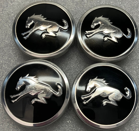 Four Ford 2021-2025 Bronco Sport Black Chrome Wheel OEM Center Caps 6M21-1003-AA