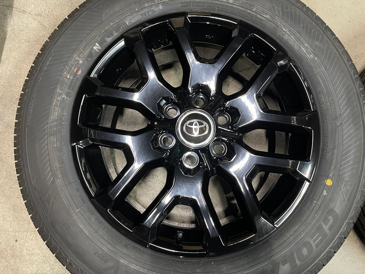 2024 Toyota Tundra OEM Wheel & Tire 20x8 6x5.5 +60 Gloss Black – Socal ...