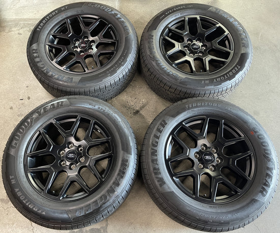 Sold 2024 Ford F150 Factory 20 Wheels Tires OEM RIMS RL341007G Black Goodyear 2756020