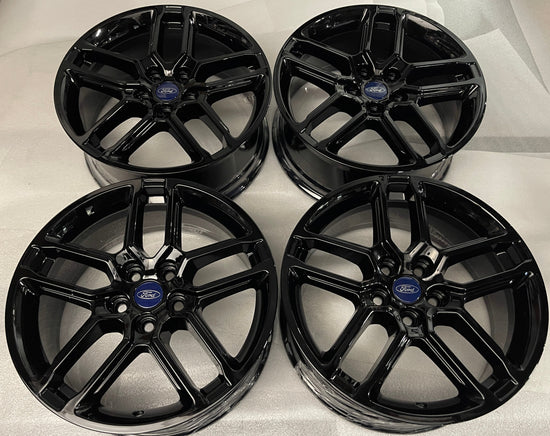 Four 2024 2025 2026 Ford Explorer Factory 18" Wheels Rims OEM RB5C1007B1A Black