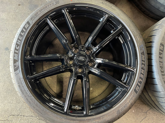 Sold Four 20" 2022 Ford Mustang Shelby GT500 OEM Wheels and Tires Michelin 305 315's