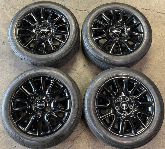 Sold 2014-2024 Mini Cooper Factory 16" Wheels Tires OEM Rims 86080 Black 36116855106