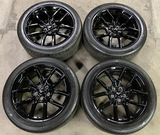 2025 Ford Mustang GT Factory 19 Wheels Tires Rims Black OEM PR3C1007GA 255/40/19