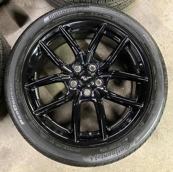 2025 Ford Mustang GT Factory 19 Wheels Tires Rims Black OEM PR3C1007GA 255/40/19