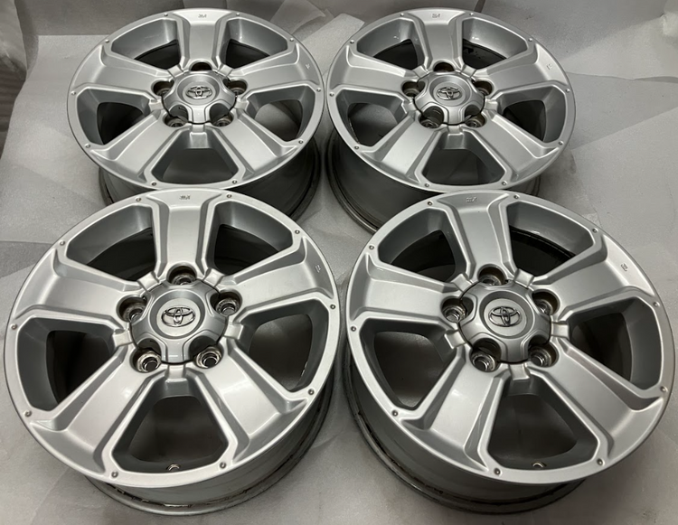 SoCal Wheels - 2007-2021 Toyota Tundra Sequoia 18 Inch OEM Silver Wheel Set of 4 Gently Used
