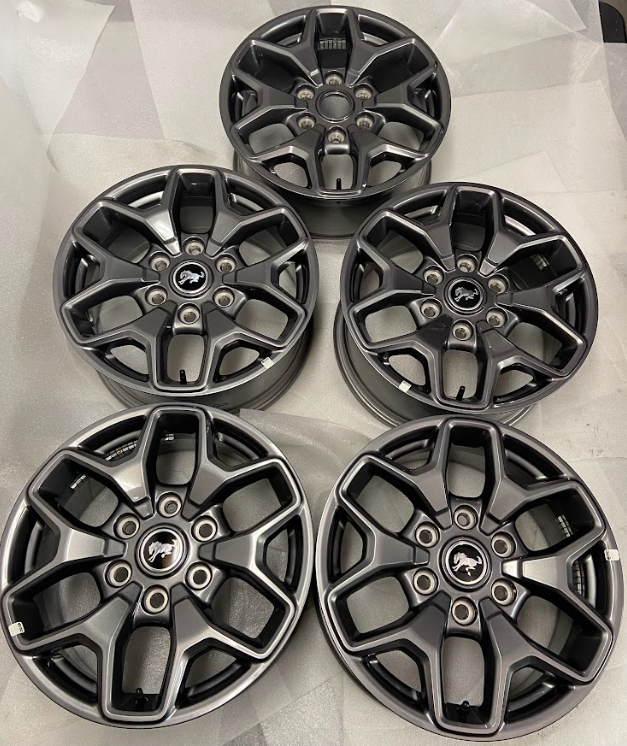 SoCal Wheels - 2020-2026 Ford Bronco 17 Inch OEM Gray Wheel Set of 5 Take Off
