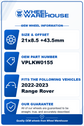 2019-2023 Land Rover Range Rover 21" Gloss Black Powder Coat Wheel Rim Set of 4 | VPLKW0155