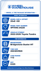 2022-2026 Toyota Tundra TRD Factory 20" Wheel/Rim Tire Set of 4 OEM Semi Gloss Black Bridgestone PT946-34220