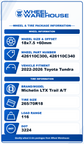 2022-2026 Toyota Tundra TRD TSS OEM 18" Matte Black Wheel/Rim Tire Set of 4 | 426110C300 75273
