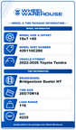 2022-2026 Toyota Tundra Factory 18" Wheel/Rim Tire Set of 4 OEM Silver Bridgestone 426110C280 75281