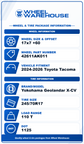 2024-2026 Toyota Tacoma Factory 17" Wheel/Rim Tire Set of 4 OEM Charcoal Yokohama 42611AK011 10637