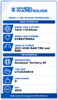 2026 RAM 1500 RHO TRX OEM 18" Black Wheel/Rim Tire Set of 4 | 6VB84TRMAA Goodyear Territory AT LT325/65R18
