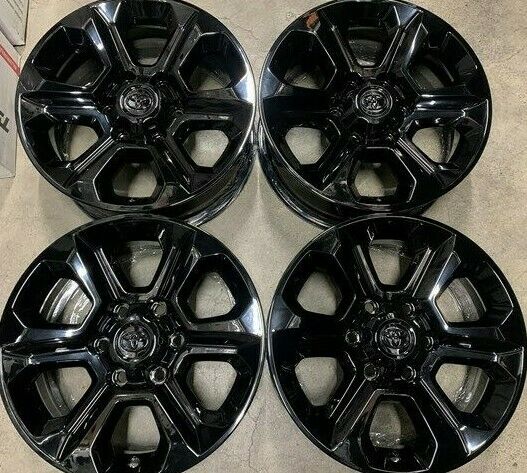 FOUR TOYOTA 4RUNNER Factory 17 WHEELS RIMS 75153 OEM TACOMA Gloss Black