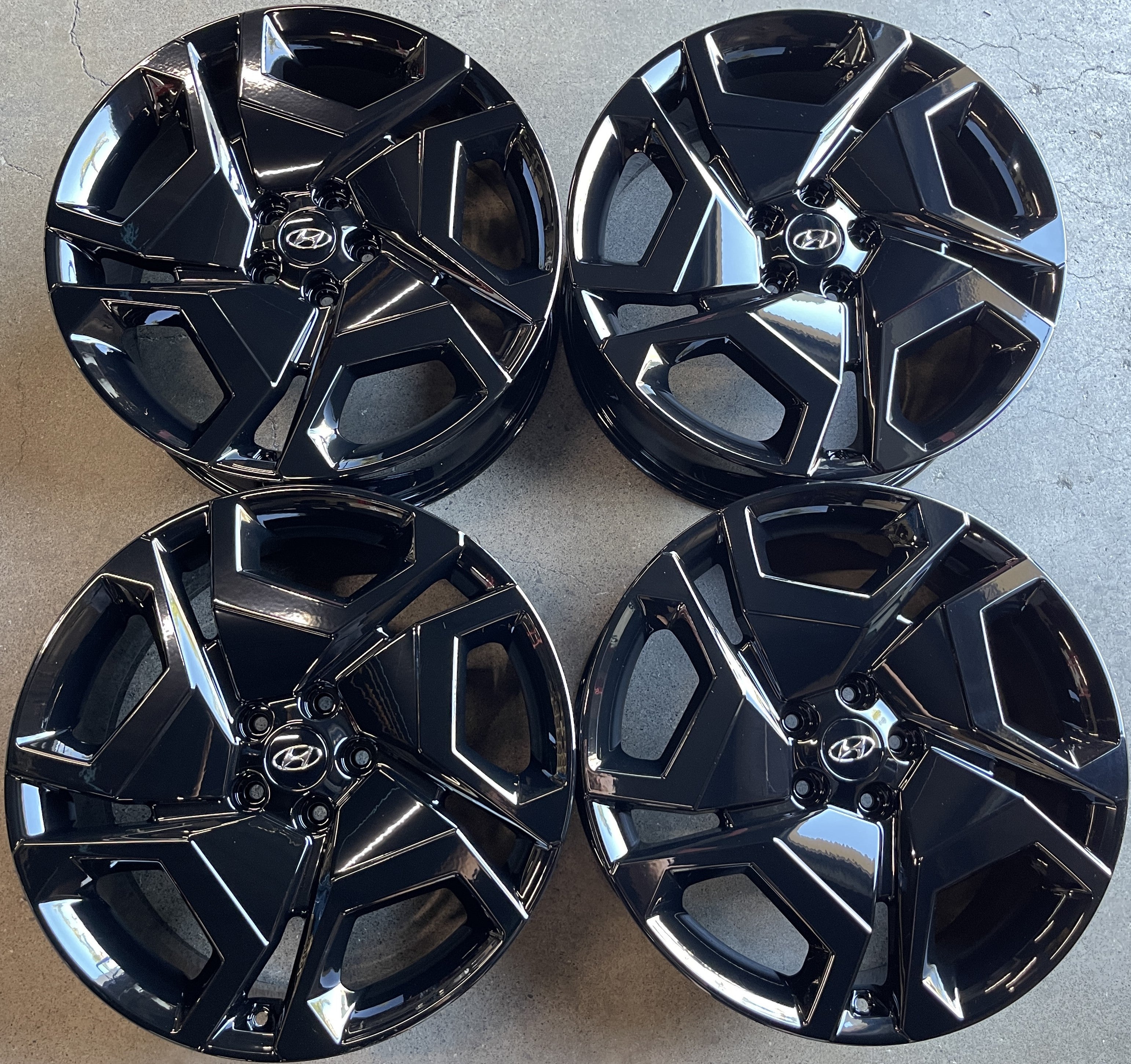 Sold 2023 Hyundai Palisade Factory 20 Wheels OEM Rims Tucson Santa Cru ...