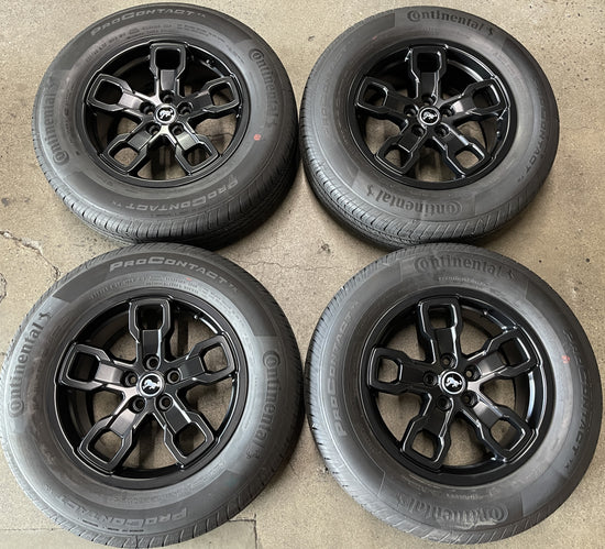 Sold 2023 Ford Bronco Sport Maverick Factory 17 Wheel Tires Rims OEM Black
